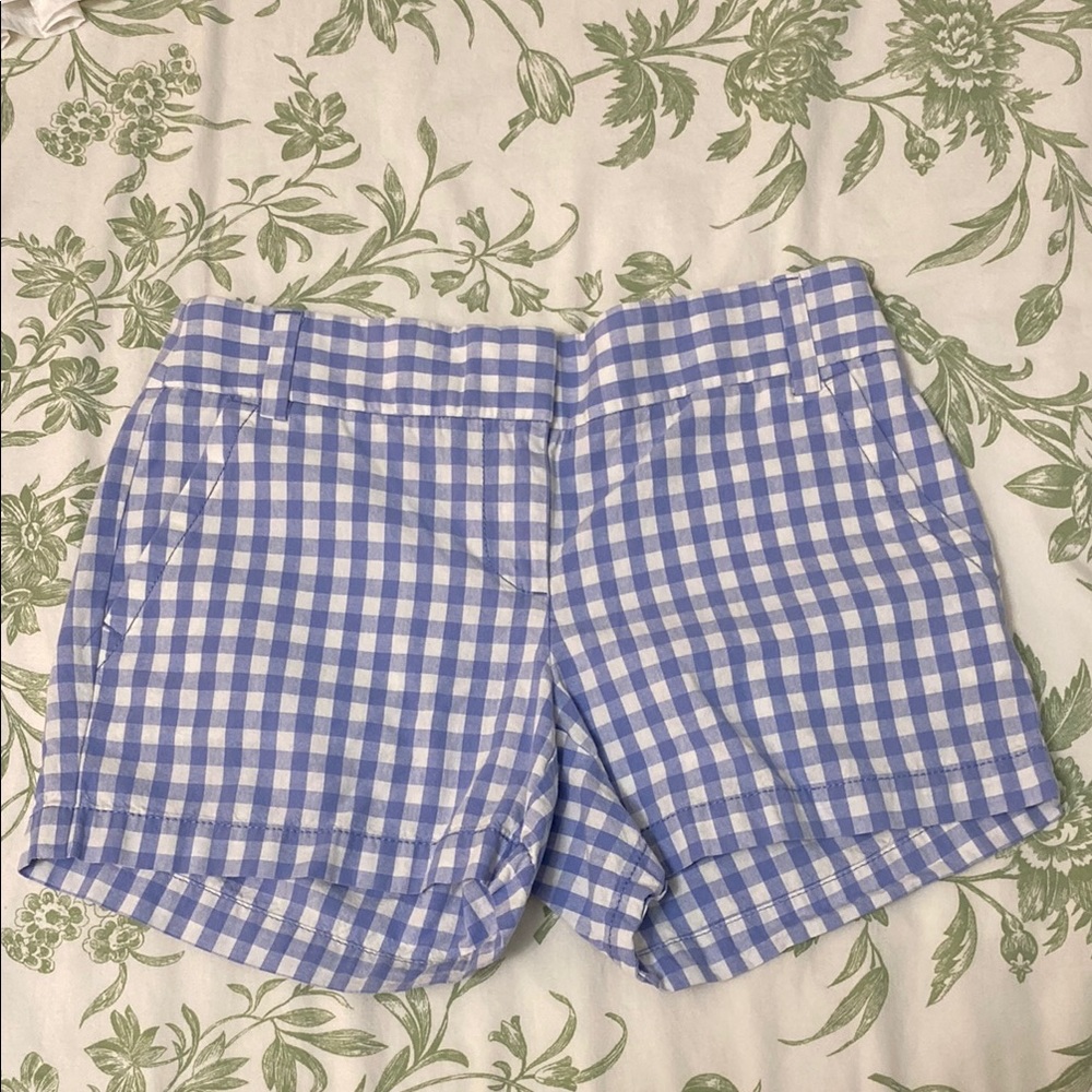 Gingham Mini Shorts